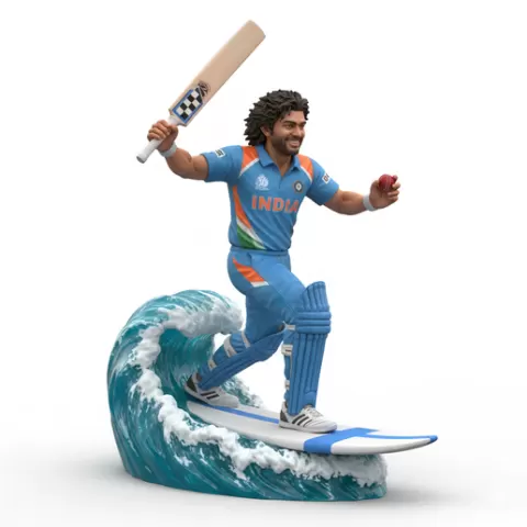 Lasith Malinga sling bowling surfing, cricket player, cricket athlete, batsman, bowler, cricket sport, bat and ball sport, surfing athlete, wave riding