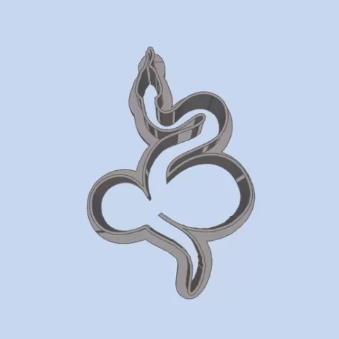 Arizona Black Rattlesnake (2) COOKIE CUTTERS, MOLD FOR CHILDREN, BIRTHDAY PARTY