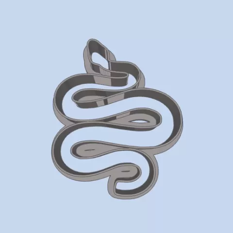 Arizona Black Rattlesnake (1) COOKIE CUTTERS, MOLD FOR CHILDREN, BIRTHDAY PARTY