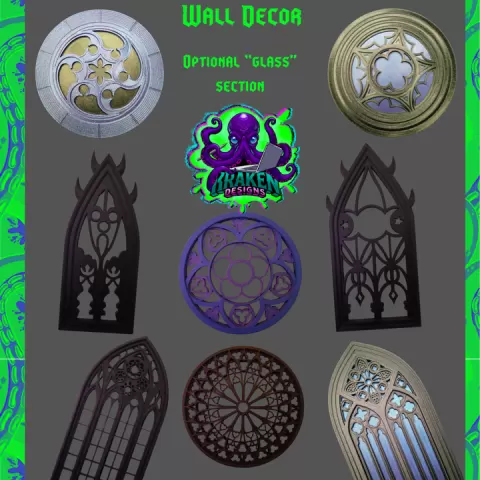 Cathedral Window Wall Decor by KrakenDesigns