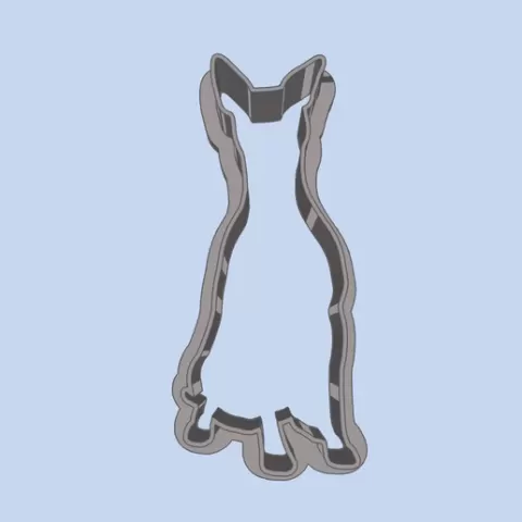 American Hairless Terrier (3) COOKIE CUTTERS, MOLD FOR CHILDREN, BIRTHDAY PARTY