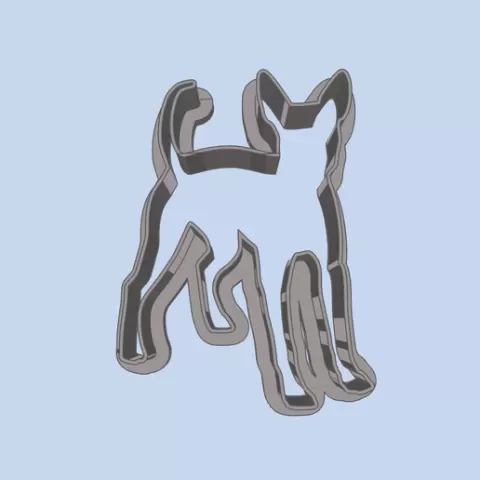 American Hairless Terrier (2) COOKIE CUTTERS, MOLD FOR CHILDREN, BIRTHDAY PARTY