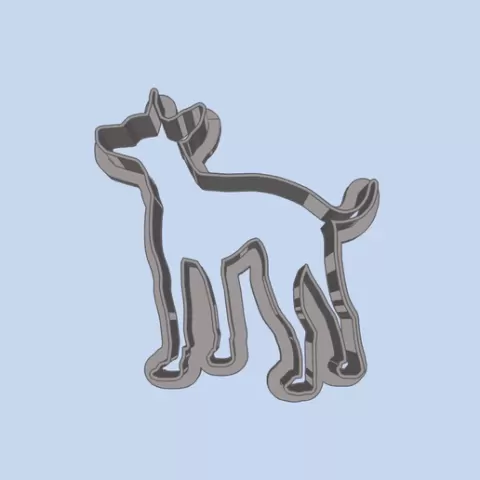 American Hairless Terrier (1) COOKIE CUTTERS, MOLD FOR CHILDREN, BIRTHDAY PARTY