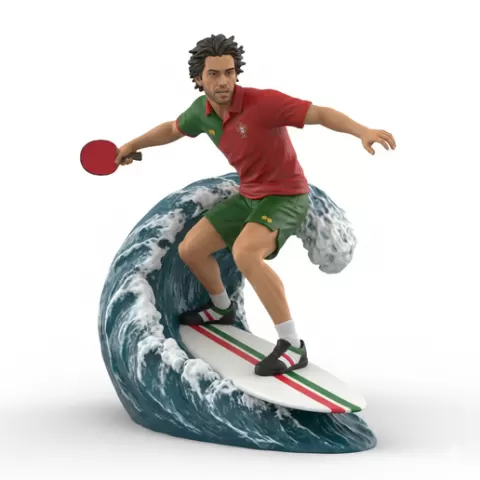 Kanak Jha quick pivot stance, body slightly rotated, table tennis player, ping pong player, table tennis athlete, ping pong athlete, racket sport, paddle sport, surfing athlete, wave riding, surf action, ocean surfing
