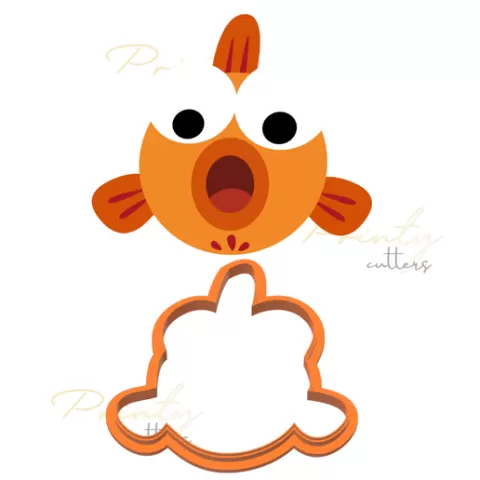 Peixe | Baby shark cookie cutter | Baby sharks | Baby shark | Cartoon cookie cutter | Cookie cutter | Cookie cutters
