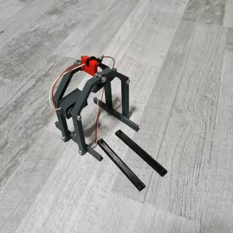 RC pallet tongs / stone tongs for Bruder/Huina/ Volvo EC 160 excavator