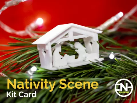 Nativity Scene Kit Card