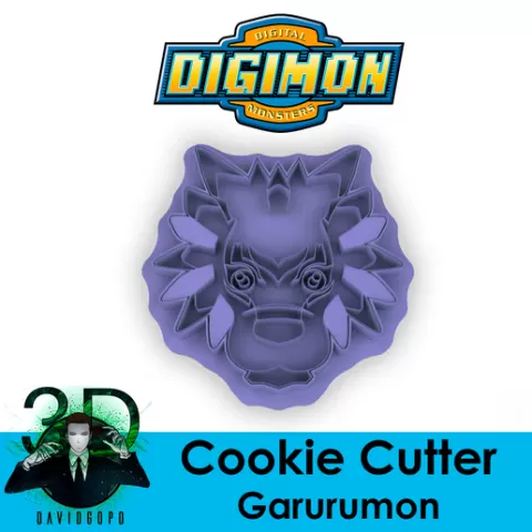 GARURUMON COOKIE CUTTER / DIGIMON