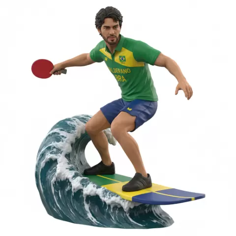 Liang Jingkun strong stance, table tennis player, ping pong player, table tennis athlete, ping pong athlete, racket sport, paddle sport, surfing athlete, wave riding, surf action, ocean surfing