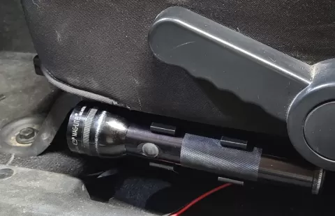 D-Cell Maglite Mount Jeep JK