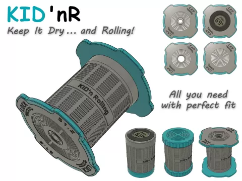 KID'nR - Keep It Dry ... and Rolling! (Silica Gel Box)