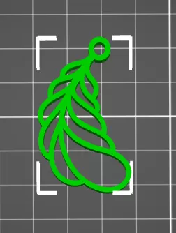 Pendant, Earring, Charm, Leaf