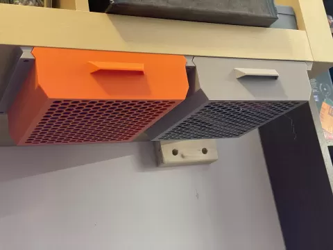 Under Desk Drawer - higher