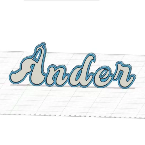 ANDER LIGHTED NAME LAMP