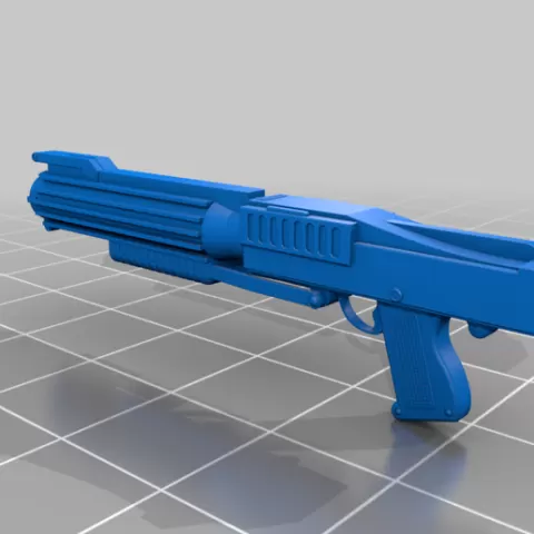 Star Wars DC15-X blaster with foregrip based on Revenge of the Sith 1:1, 1:6 and 1:12