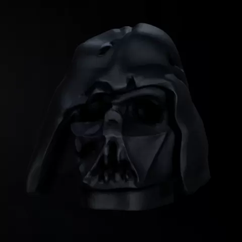 Melted Darth Vader Helmet