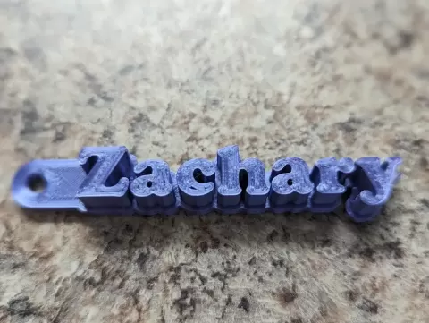 Zachary Keychain - Trash Can Guy