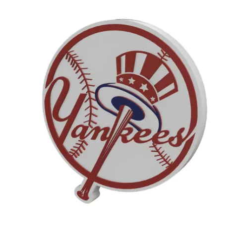 3D MULTICOLOR LOGO/SIGN - Yankees