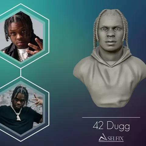 42 Dugg Bust 3D print model