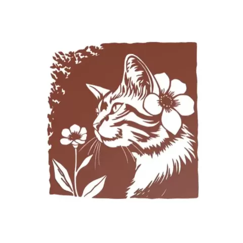 Wall art - adorable paws