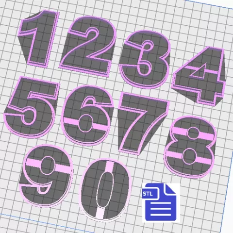 Numbers Cookie Cutter Set