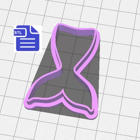 Mermaid Tail Cookie Cutter