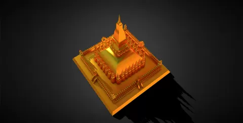 Laos - Pha That Luang.stl
