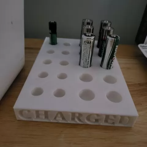 Charged Battery Organizer