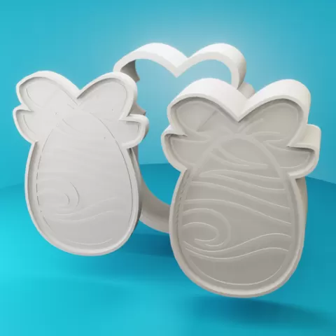 EASTER EGG BATH BOMB WITH RIBBON