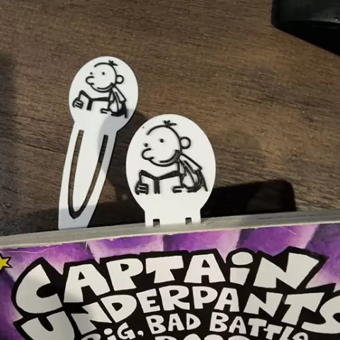 Wimpy Bookmark Kid