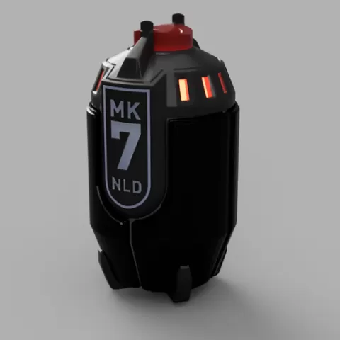 Futuristic Hand Grenade