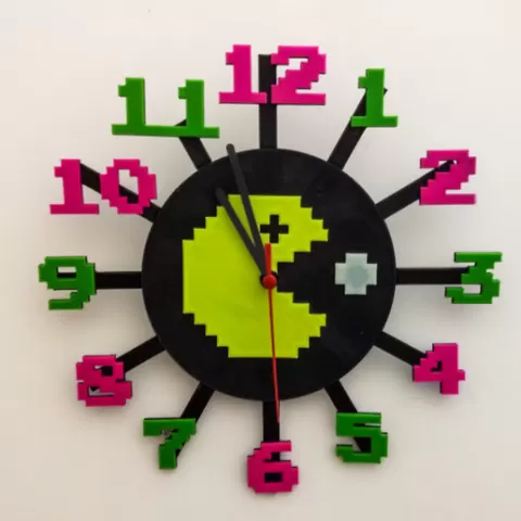 Pac-Man Clock NEW VERSION