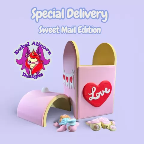 Exclusive: Collab with Mochi Makes - Special Delivery: Sweet Mail Edition by Rebel Alicorn Designs