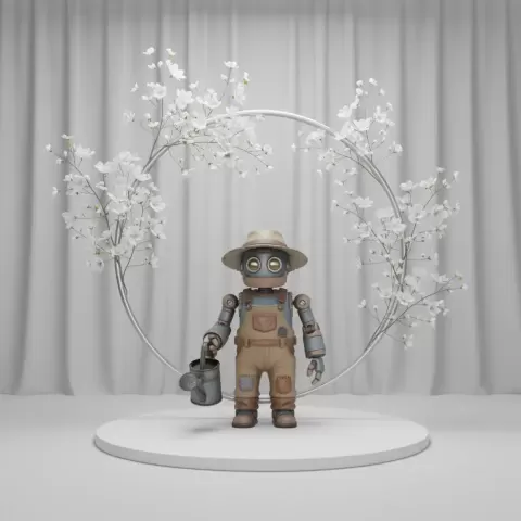 Farmer Robot - The calm moon