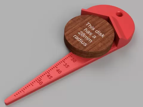 Radius measurement tool and Cylinder center finder / center marker