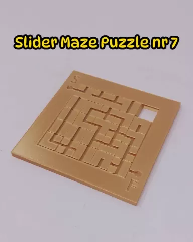 Slider Maze puzzle nr 7.
