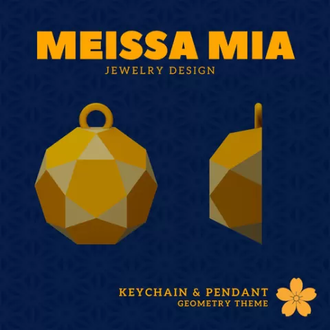 06. Pentagonal Rotunda Earring – 29. Johnson Solids Necklace and Earring - Girl's Fashion Accessories