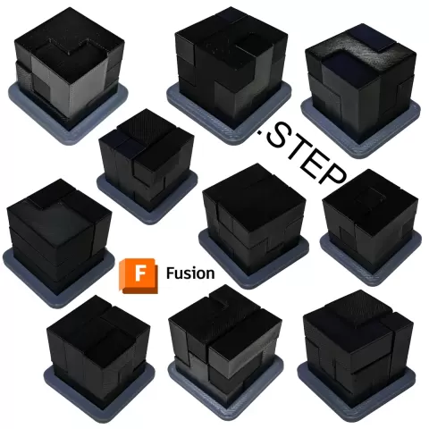 Puzzle cubes 3x3