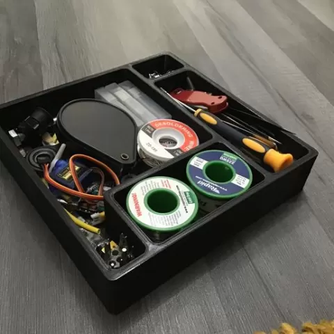 Tool/ junk storage tray