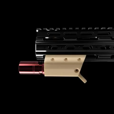 Flashlight trigger mount for M4
