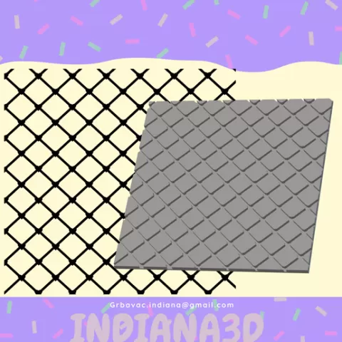 GRID TEXTURE WITH HEARTS