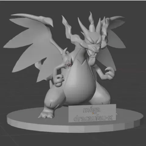 méga dracaufeu-x - Robin DS 3D