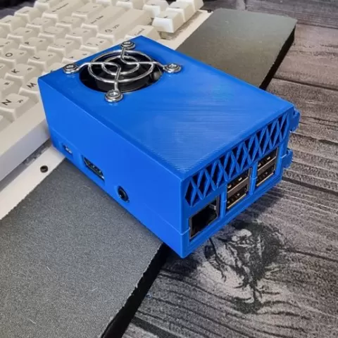 Raspberry Pi 3 case 2 rails