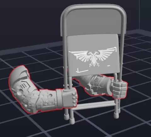 Power folding chairs