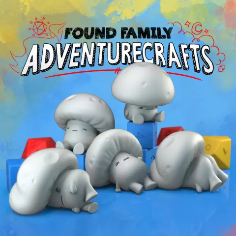 Mushies: Exhausted Little Mushroom Guys by Found Family Adventurecrafts