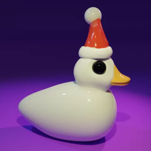 Cute Christmas Duck