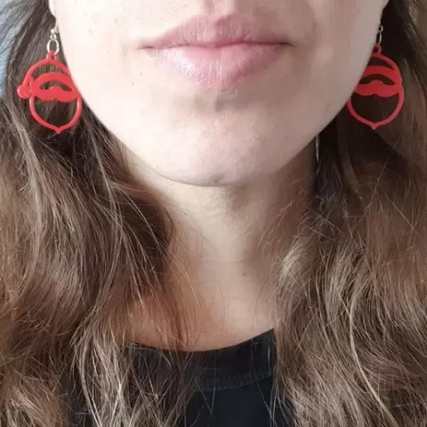 Santa Claus Earrings