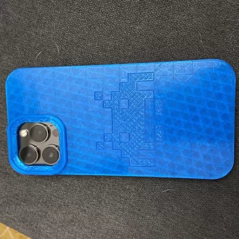 Iphone 13 Pro Max Flexible Case Space Invader