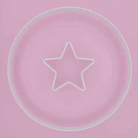 Star Squid game cookie cutter set (2pcs)