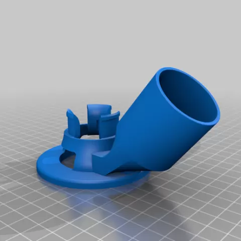Height adjustable router support for rotary tool (REMIX)